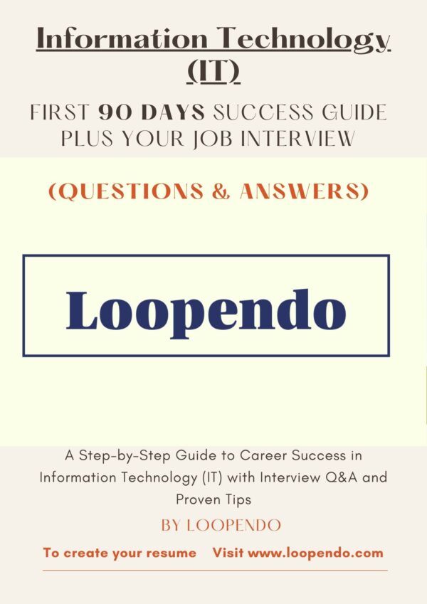 First 90 Days Success Guide plus Q&A (Information Technology (IT)
